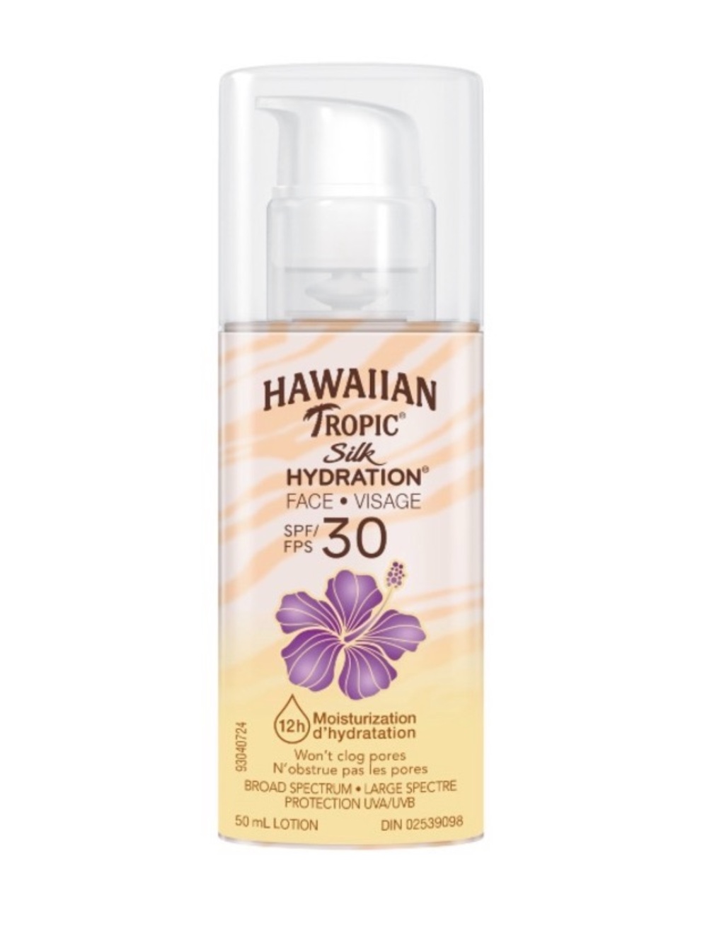 New Hawaiian Tropic Silk Hydration Face SPF 30 - EXP 7/2027